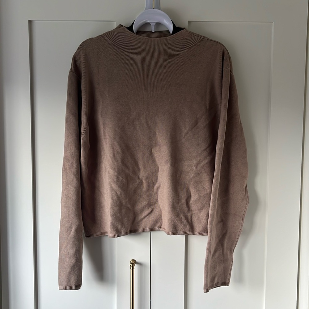 CLEARANCE Dynamite XL Beige Tan Knit Sweater